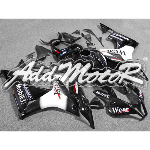 Injection molded fit 2007 2008 cbr600rr 07 08 rare west fairing 67n14