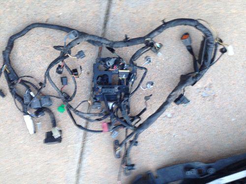 07 08 kawasaki ninja zx6r zx6 wiring harness **cut** for parts