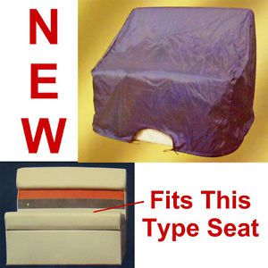 New taylor made pontoon boat lounge seat blue polyester cover,80248