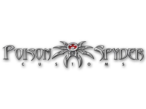 Poison spyder customs spyder logo decal in knife blade 51-46-021