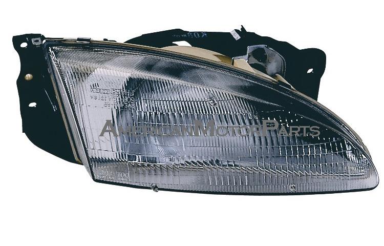 Right passenger replacement headlight 96-98 fit hyundai elantra - 9210229050