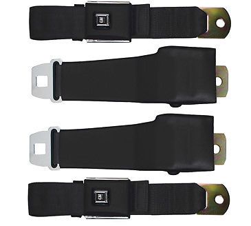 1968 c3 corvette retractable lap truck belts, oe style, pair, 1968n dark blue