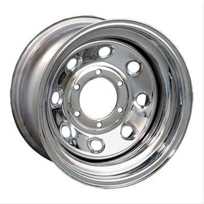 Bart wheels super trucker chrome wheel 15"x14" 8x6.5" bc set of 2