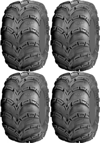 Four 4 itp mud lite at atv tires set 2 front 23x8-11 &amp; 2 rear 25x12-9 mudlite