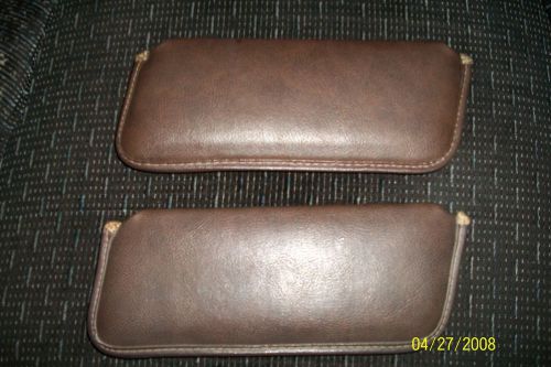 1976 corvette windshield brown visors pair. used