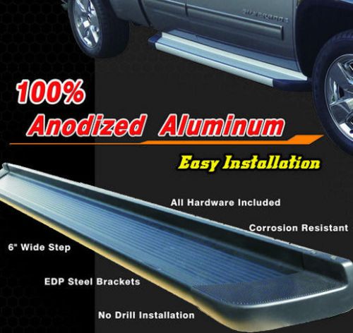 6&#034; aluminum running board nerf bar side step for 04-14 f-150 extended cab new