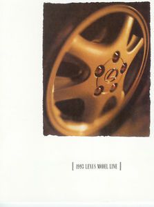 1993 lexus  full line  brochure