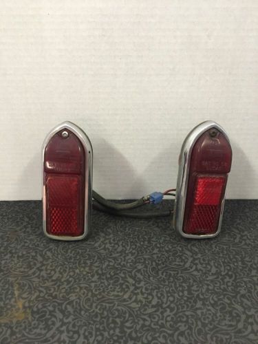 Oem 68 69 lucas rear side marker lights mg mgb mgc jaguar triumph midget sprite