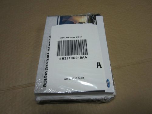 2014 ford mustang owners manual  sealed   (oem)      - j2872