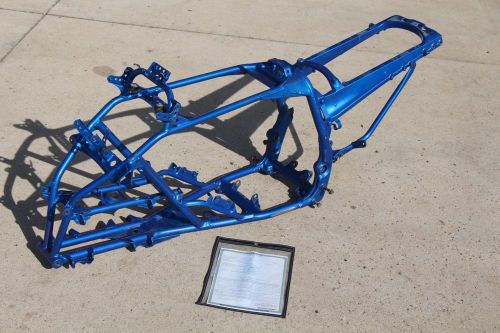 2005 yamaha yfz450 frame &amp; subframe straight yfz 450 paperwork gusseted #5373