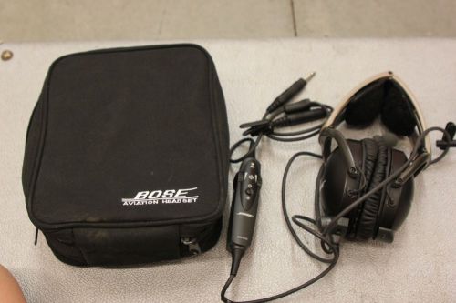 Bose aviation ahx-32-01 flight pilot headset headphones 