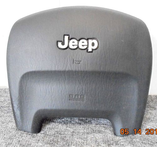 02 03 04 jeep grand cherokee driver wheel air bag oem (dark gray)