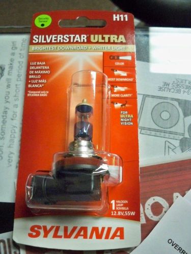 Brand new sylvania silverstar ultra h11 whiter  headlight bulb h11su single