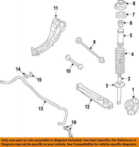 Chrysler oem rear-hub &amp; bearing assembly 4766719ab