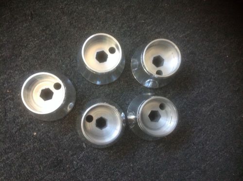 Lot of 5 club car precedent steering wheel hub adapter chrome golf cart