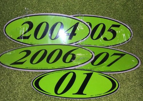 E-z lettering 14&#034; vinyl car window stickers 2004 05 06 07 01. used car lot label