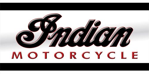 Indian motorcycle dirtbike motocross racing garage banner