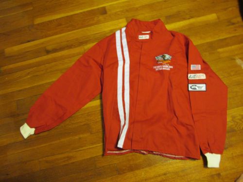 Rjs single layer fire retardant racing jacket, sfi 3-2a/1 summit auto rama xl