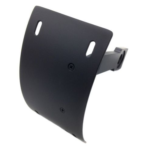 For yamaha warrior v-max black curved mount license plate tag holder bracket