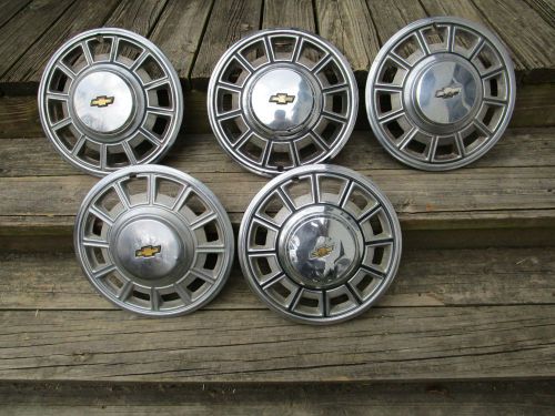 1980 81 82 83 84 chevy citation hubcaps set of 5