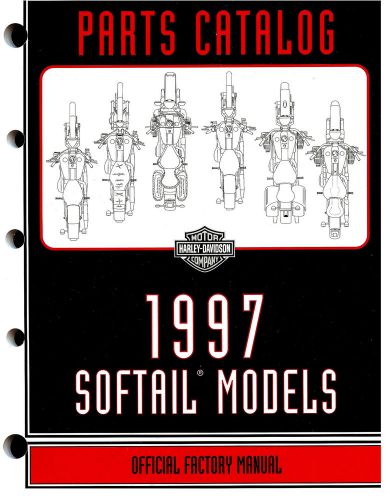 1997 harley-davidson softail parts catalog manual -new-flstf flsts fxstc fxstsb