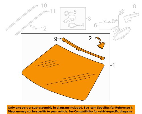 Audi oem 2015 a3-windshield glass 8v5845099bnvb