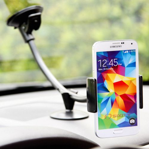 Windshield suction cup phone mount for samsung galaxy note 2 3 4 mini hm