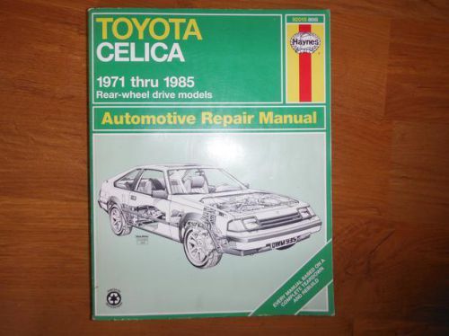 1971-1985 celica a20 a35 a40 a50 shop manual 18r-c 20r 8r-c 22r  a60 ta22 ra24