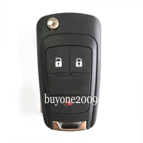 Folding remote start key keyless entry 2+1button 315mhz id46 chip for chevrolet