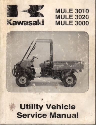 2001 kawasaki utility vehicle mule 3010 p/n 99924-1262-01 service manual (599)