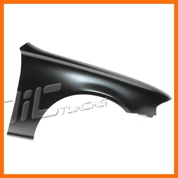 1998-2002 mazda 626 es/lx sedan side primed black right fender passenger steel