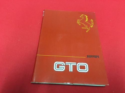 Ferrari original 288 gto manual