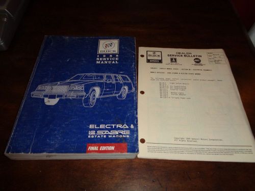 1988 buick electra lesabre estate wagons service manual final edition