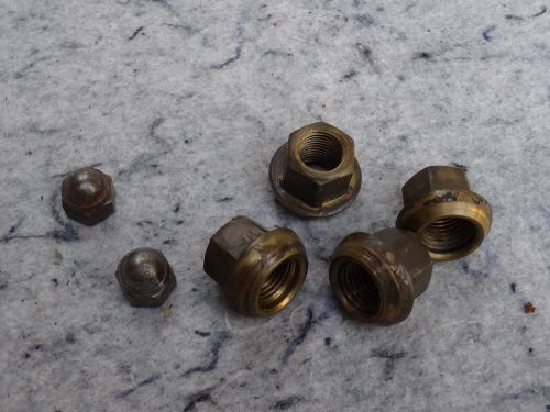 Lancia flaminia 1960&#039;s 2.5l vintage wheel lug nuts 60s car parts