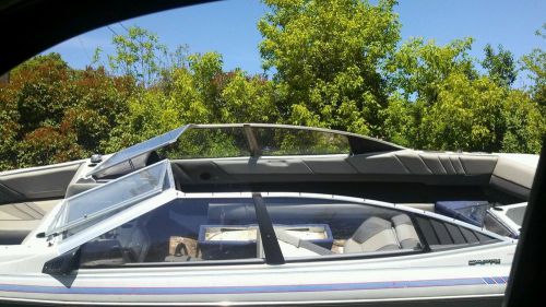 Bayliner glass windshield complete off 1989 19&#039;  capri window bonnet windscreen