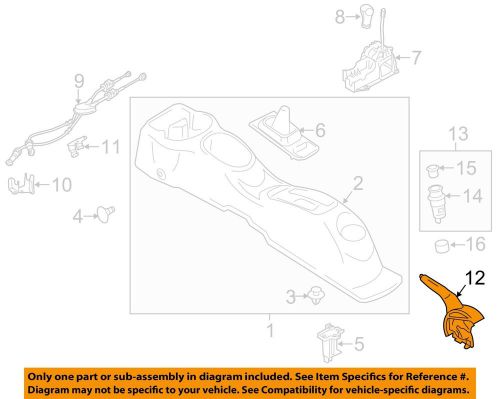 Nissan oem 2012-13 versa-parking brake lever 360101hd0b