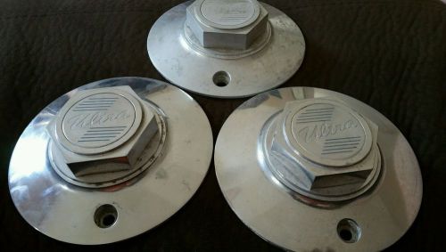 Ultra ~ polished silver custom wheel center cap  pn: 8088  7 inch rare