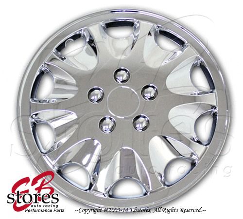 Hubcaps style#028 15&#034; inches 4pcs set of 15 inch chrome wheel skin cover hub cap