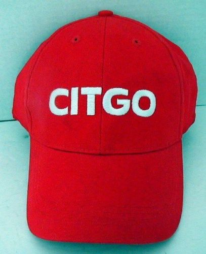 Nwot citco embroidered red adjustable truckers/baseball cap