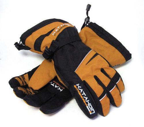 Katahdin gear 7415056 team glove - black &amp; orange xx-large