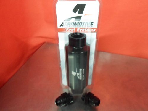 Aeromotive racing 12324 100 micron orb-10 black fuel filter with 10-an fittings