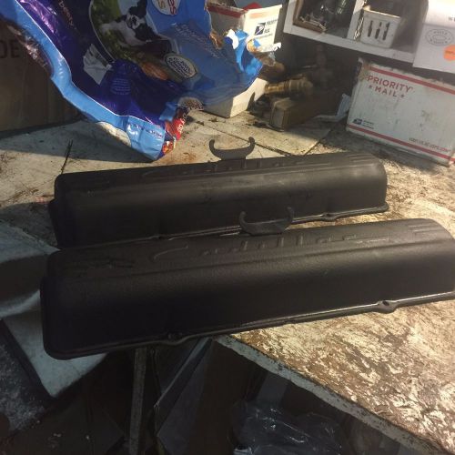 Pair valve covers 1954 1955 1956 possible all 1950s cadillac no dents or rot