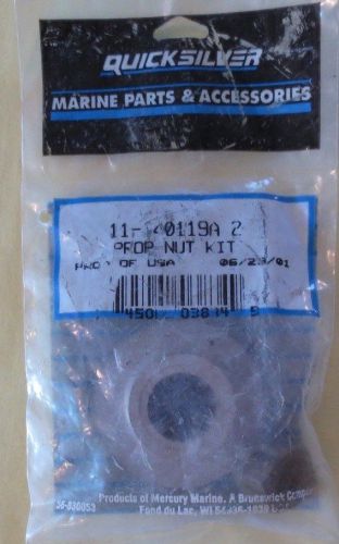 Quicksilver 11-40119a 2 propeller prop nut kit