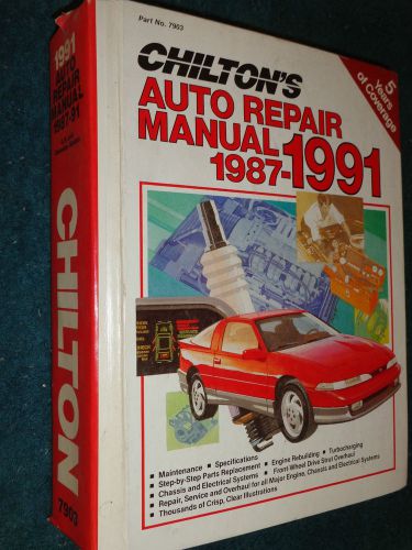 1987-1991 fiero / camaro / vette / firebird / monte carlo / mustang shop manual