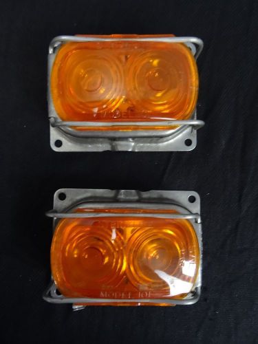 Vintage cab clearance lights rat rod fire truck bus sricklite model 101