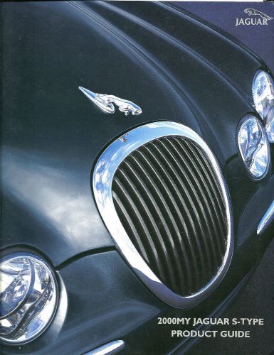 2000 jaguar s type dealer only sales manual brochure