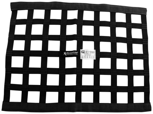 Allstar performance window net 1 in webbing 18 in square black p/n 10280