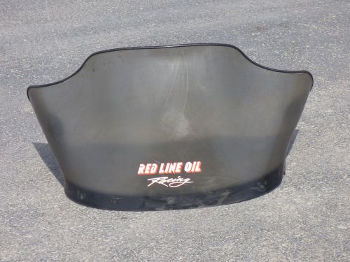 1a skidoo zx chassis window windshield plastic wind shield redline