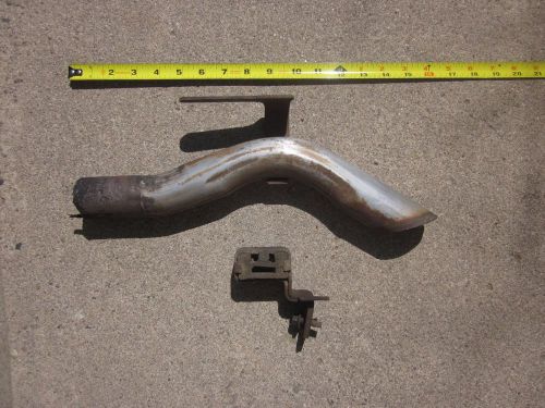 Mopar plymouth volare, dodge aspen exhaust tailpipe with bracket  1 3/4&#034;