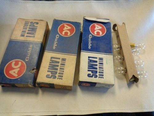 Ac guide l94 miniature light bulbs lot of ( 27 ) 12.8v / 15cp marine boat